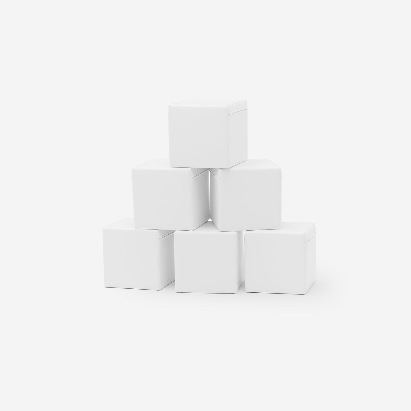 Yumuşak Blok Seti - Mini Küp 6 - 20x20cm - White