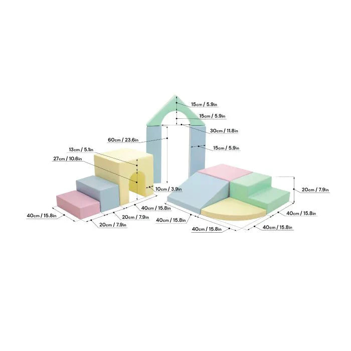 Çok Fonksiyonlu Yumuşak Oyun Seti - Creativity
