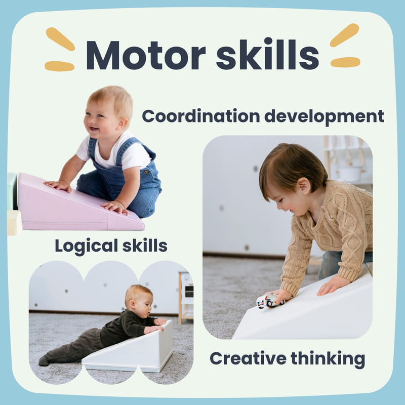 Yumuşak Oyun Bloğu - Wedge - Rampa